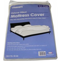 Single Plastic Vinyl Waterproof Mattress Cover Protector